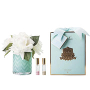 COTE NOIRE 5 PERFUMED ROSES - BARBED JADE FLOWER - WHITE ROSES